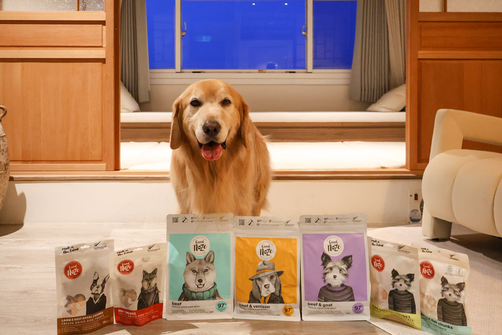 GoodNoze 狗狗凍乾主食開箱｜100%紐西蘭天然肉源，挑嘴狗、老犬必看凍乾主食推薦