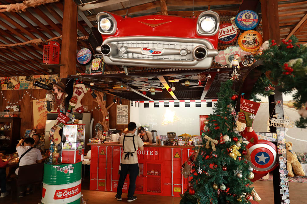 苗栗大湖美食|Route3三號公路。美國公路上經典復古美式餐廳、寵物友善餐廳、美式漢堡炸雞奶昔 - 第8張圖 苗栗大湖美食|Route3三號公路。美國公路上經典復古美式餐廳、寵物友善餐廳、美式漢堡炸雞奶昔